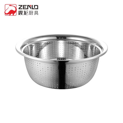 Extra thick perforated vegetable washing basin (4mm hole small reverse side)